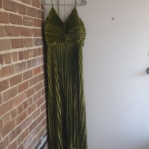 Petal & Pup Olive Green Maxi Dress
